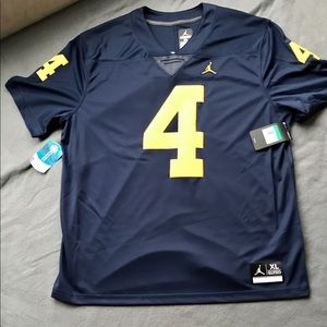 Jordan Michigan Wolverines Authentic Jersey NWT CL